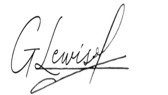 Greg Lewis signature